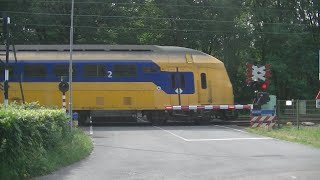 Spoorwegovergang Hulshorst  Dutch railroad crossing [upl. by Sulihpoeht]