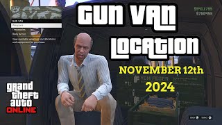 Gun Van Location Today  NOVEMBER 12th 2024  GTA 5 ONLINE  STUN GUN IN STOCK TODAY [upl. by Wood540]