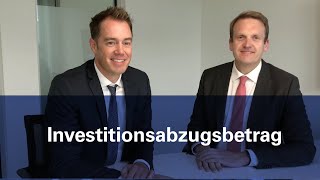 Investitionsabzugsbetrag  deimel FACHGESPRÄCH [upl. by Hafeetal]