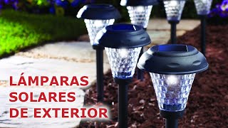 Joyas luminosas lámparas solares que realzan jardines y terrazas [upl. by Adnerol]