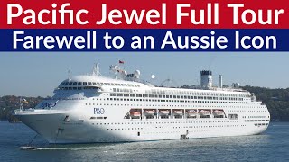 PampO Pacific Jewel  Full Tour of Aussie Cruise Ship now Scrapped was later Karnika [upl. by Ydnak515]