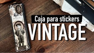 ✂️ DIY  Transformación caja VINTAGE [upl. by Lelia]