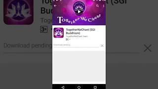 SGI Buddhist Chanting app  How to download [upl. by Llorrac]