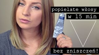 FARBOWANIE WŁOSÓW  POPIELATE WŁOSY ✩ tonowanie włosów BEZ ROZJAŚNIANIA ThePinkRook [upl. by Cristionna]