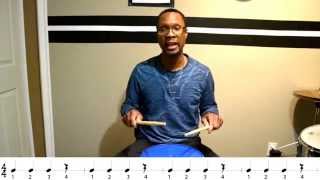 Play Teach and Learn Rhythm and Bucket Drumming Lessons  1 [upl. by Annailuj]