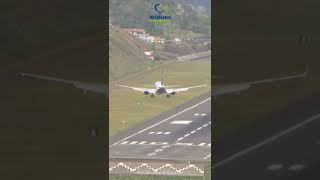 RYANAIR CROSSWIND LANDING at Madeira Airport [upl. by Bert553]