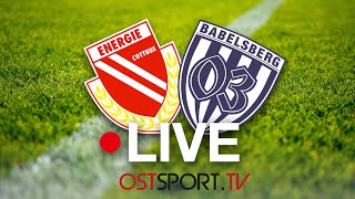 LIVE FC Energie Cottbus vs Babelsberg 03  Regionalliga Nordost  SP13 [upl. by Yenobe62]