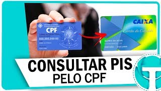 Como consultar o número do PIS pelo CPF na internet [upl. by Nel]