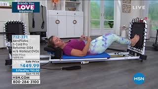 AeroPilates 5Cord Pro Reformer 5104 with 6 Workout DVDs [upl. by Jeffy]