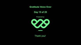 WellSaid Voiceover  Day 15 of 25 days of Gratitude [upl. by Nevets]