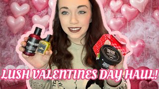 BIG LUSH VALENTINE’S DAY HAUL  2024  AMAZINGGG PRODUCTS [upl. by Nemlaz]