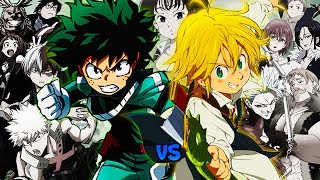 Nanatsu no Taizai vs Boku no Hero Academia  Kballerías de Rap  ft Mucha Gente [upl. by Lacombe]