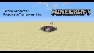 Minecraft Tutoriel  PropulseurTrampoline à TNT 100 automatique FR HD [upl. by Nyrmak]