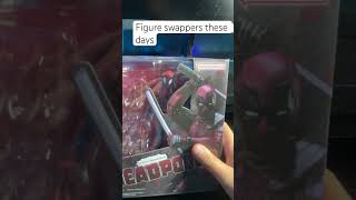 Figure swappers these days foryou deadpool share marvel actionfigures spiderman [upl. by Mclain323]