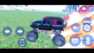 Modified Thar Black Color Car 🖤 gameplay mahindrathar gamingvideos trending indianbikedriving3d [upl. by Lolande]