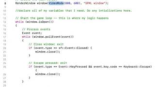 Intro to SFML C Part 15 Understanding The SFML Code Structure [upl. by Tuddor]