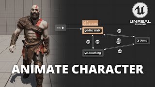 How to Animate Your Character in Unreal Engine 5  Animation Blueprints and Blendspaces [upl. by Genet]