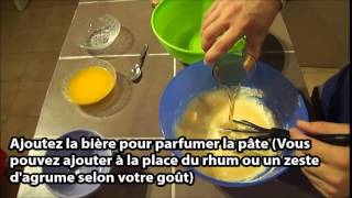 Recette de la pâte à gaufres croustillantes et moelleuses [upl. by Nallij]