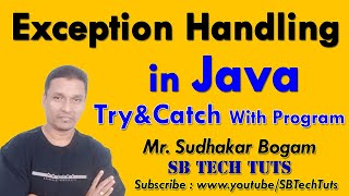 Exception Handling in java  What is Exception  Exception Handling  Java Programming  in Telugu [upl. by Stewardson]