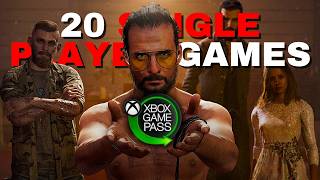 20 AMAZING Single Player Games You NEED to Play on Xbox Game Pass [upl. by Enoved]