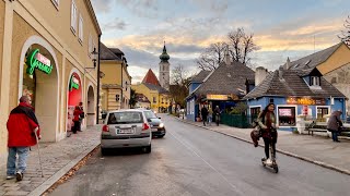 Vienna Walking Tour in October 2021 Döbling Grinzing Austria  4K HDR  ASMR [upl. by Andrea]