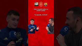 Marc Casadó cuenta lo que hizo con su primer sueldo viralvideo futbol seleccionespañola [upl. by Joanne]