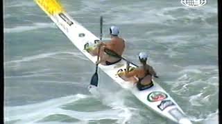 2001 SLSA Aussie Titles Mixed Double Ski Final [upl. by Leirrad]