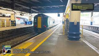 Trains around London 040924 Part 1 4K [upl. by Letnahs]