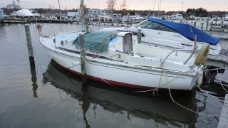 Westerly Centaur 26 A First Look At The Sailboat I Will Restore [upl. by Maunsell]