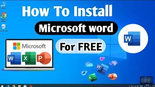 How to download ms office in laptopcomputer microsoft office ko kaise download kare free [upl. by Engedus]