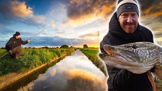 Epic Pike Fishing on the Fenland Drains [upl. by Dranek]