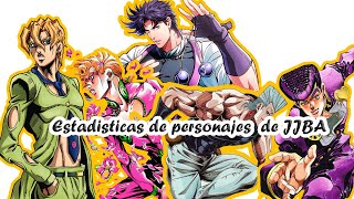 Promediando Personajes de Jojos Bizarre Adventure según mi percepción [upl. by Short45]