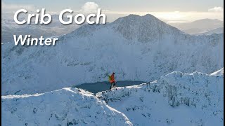 Crib Goch Traverse in Winter [upl. by Kauffman]