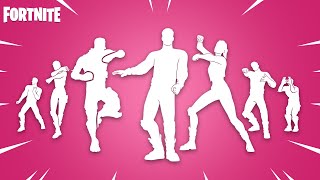 All Popular Fortnite Dances amp Emotes Goated Celebrate Me Pay It Off Run It Down Fast Flex [upl. by Bak]