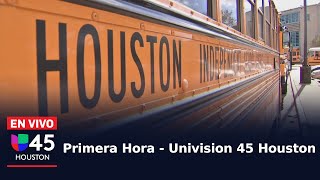 🔴 EN VIVO  Primera Hora  Cambio en rutas de autobuses escolares en Houston ISD [upl. by Niuqauj251]