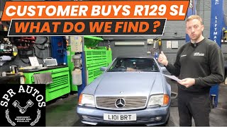 Getting a customers newly purchased R129 Mercedes SL 320 back to mechanical best WHAT DO WE FIND [upl. by Sidran589]