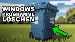 Programme löschen unter Windows 11 [upl. by Mide912]