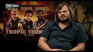 Jack Black interview Tropic Thunder [upl. by Clarisa]