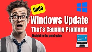 Step By Step Guide to Uninstall Windows Update [upl. by Eduino]