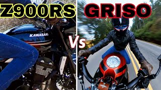 Kawasaki Z900RS vs Moto Guzzi Griso 1200SE  Which One Is Best  RetroBike Comparison [upl. by Aohsoj]