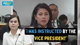 Zuleika Lopez umamin na inutusan ni VP Sara Duterte na ipagresign ang dating opisyal ng DepEd [upl. by Sandra650]