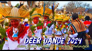 Deer Dance San Juan Pueblo  Ohkay Owingeh 21824 NewMexico SJP nativeamerican505 [upl. by Elsey]