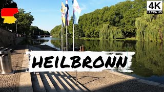 🇩🇪 HEILBRONN  GERMANY  4K  Walking tour in the town center [upl. by Vullo]