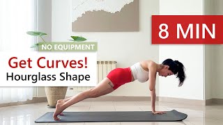 Hourglass Figure Workout  Target Your Waist Hips and Glutes  Fitwithparis [upl. by Fredericka]