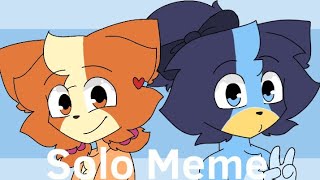 Solo meme  Bluey  Flipaclip [upl. by Peednam182]