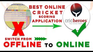 Worlds Best Free Online Cricket Scoring Application  CricHeroes  For Grassroot Cricket Organizers [upl. by Nae]