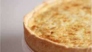 How to Make Quiche  Cheese Quiche w Super flaky crust Recipe [upl. by Aiyotal]