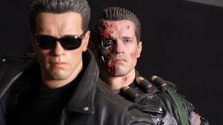 ENTERBAY HD 14 BATTLE DAMAGE EDITION TERMINATOR 2 JUDGEMENT DAY T800 [upl. by Noellyn721]