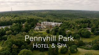 Pennyhill Park Hotel amp Spa Wedding Venue Surrey London UK Drone Film [upl. by Mehs85]