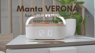 Manta Verona  radiobudzik z ładowaniem bezprzewodowym [upl. by Milon]